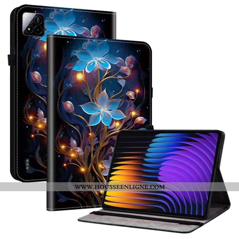 Étui Xiaomi Pad 7 / Pad 7 Pro Fleurs Lumineuses