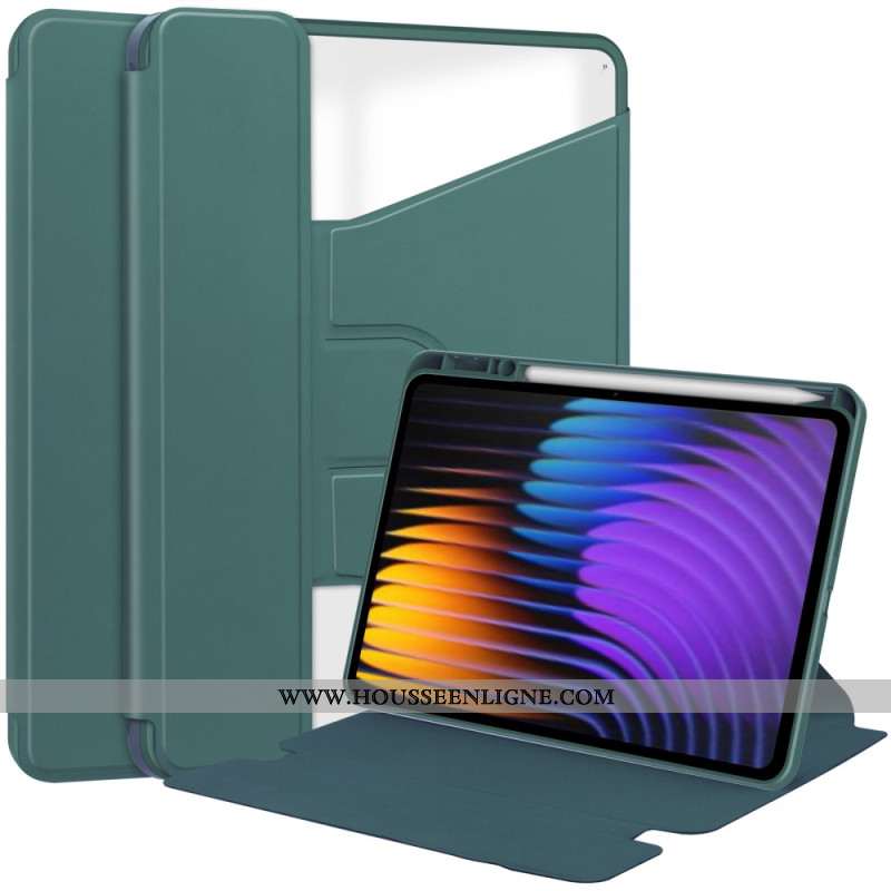 Étui Xiaomi Pad 7 Style Cuir avec Support Rotatif