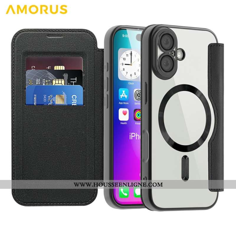 Étui iPhone 17 Compatible MagSafe avec Porte-Cartes RFID