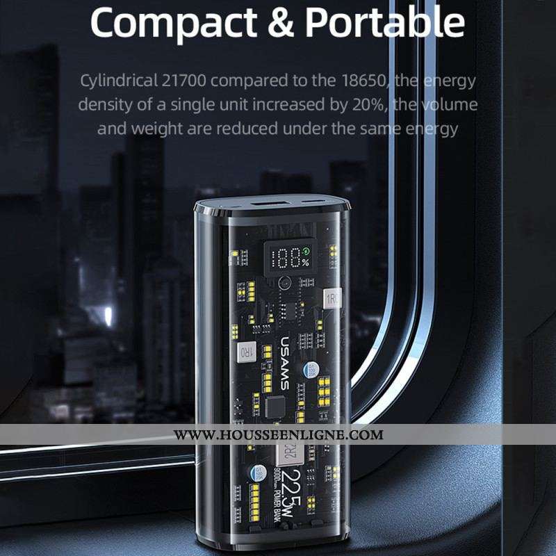 Batterie Externe 9000mAh Double Ports Affichage Digital