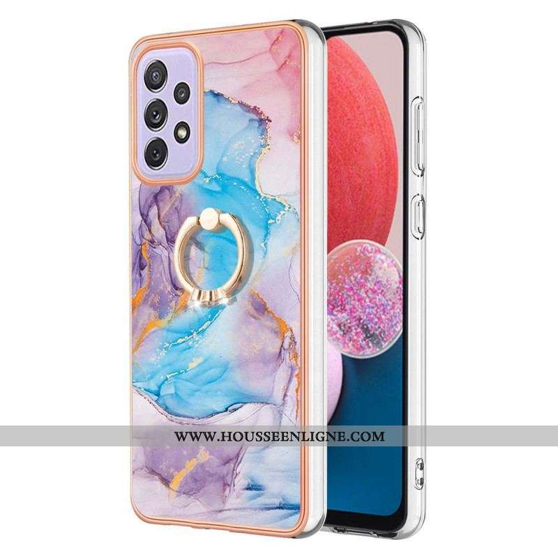Coque A13 Marbre avec Anneau-Support