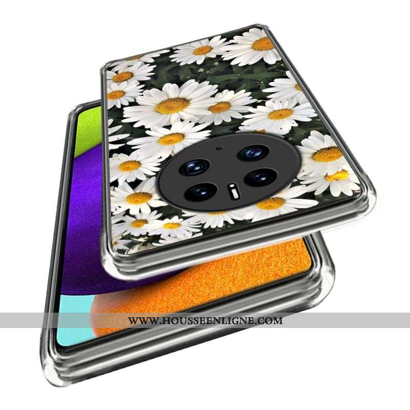Coque Huawei Mate 50 Pro Marguerites