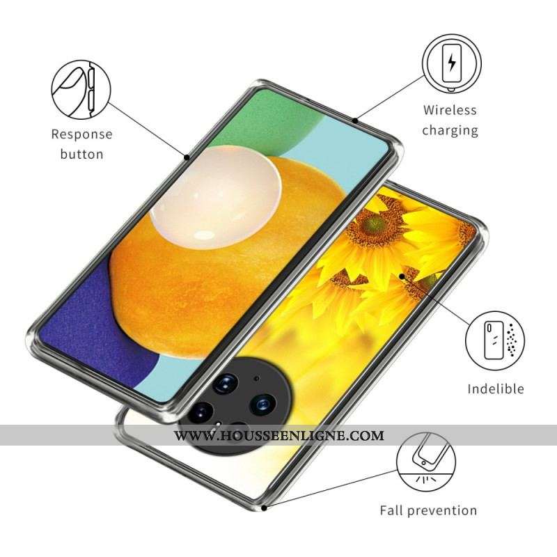 Coque Huawei Mate 50 Pro Sublimes Tournesols