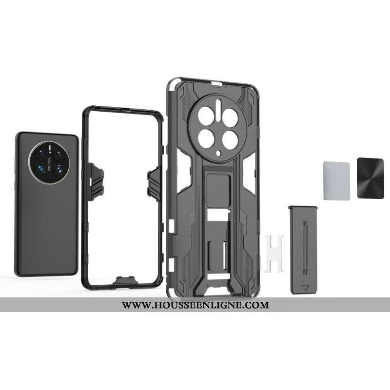 Coque Huawei Mate 50 Pro Support Amovible Vertical et Horizontal