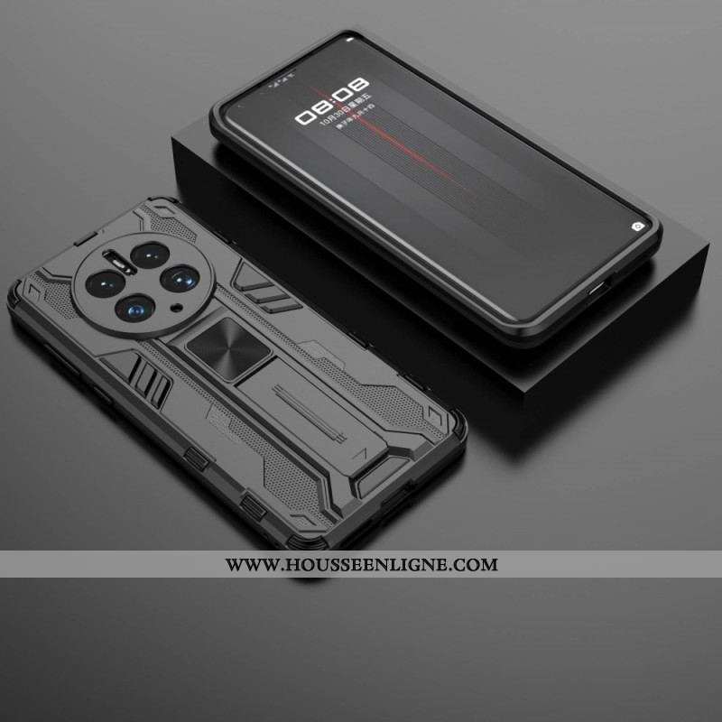 Coque Huawei Mate 50 Pro Support Amovible Vertical et Horizontal