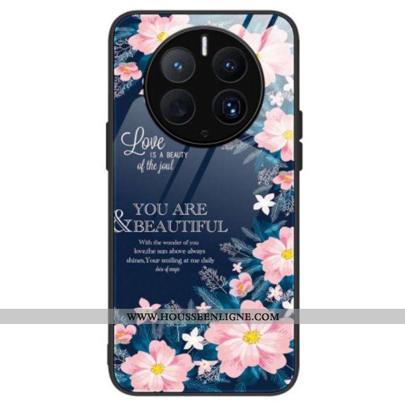Coque Huawei Mate 50 Pro Verre Trempé You are Beautiful