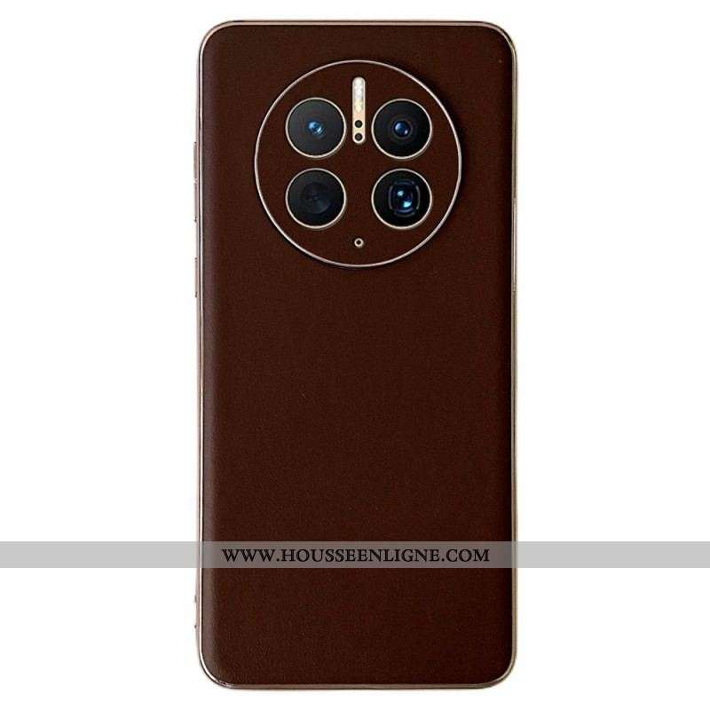 Coque Huawei Mate 50 Pro Véritable Cuir Color