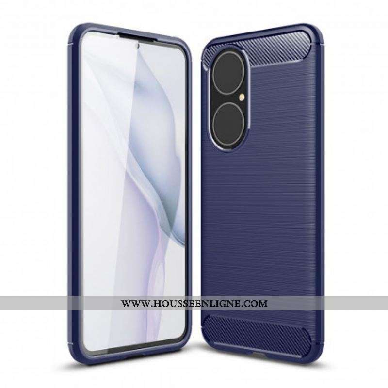 Coque Huawei P50 Fibre Carbone Brossée