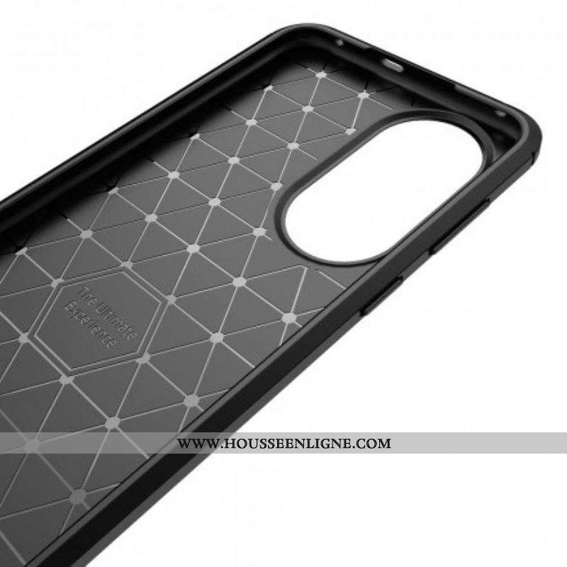Coque Huawei P50 Fibre Carbone Brossée