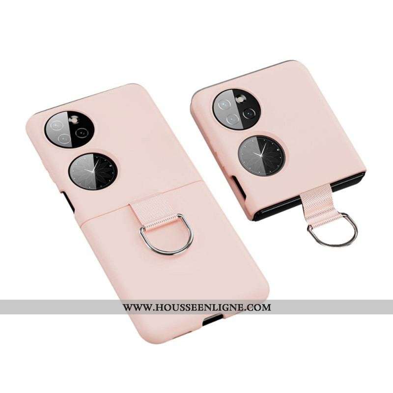 Coque Huawei P50 Pocket Anneau en Métal