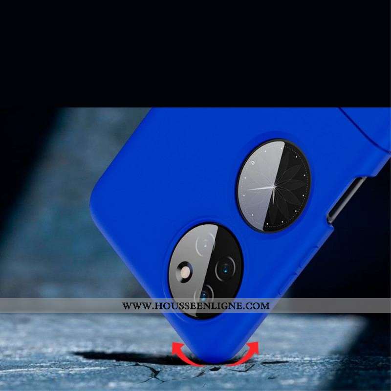 Coque Huawei P50 Pocket Anneau en Métal