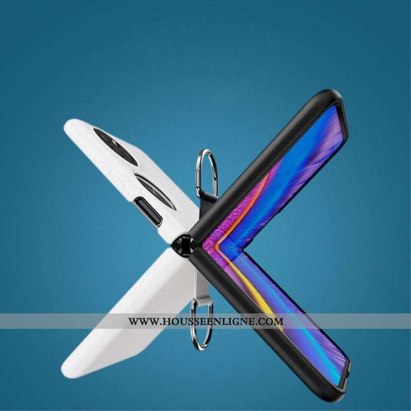 Coque Huawei P50 Pocket Anneau en Métal