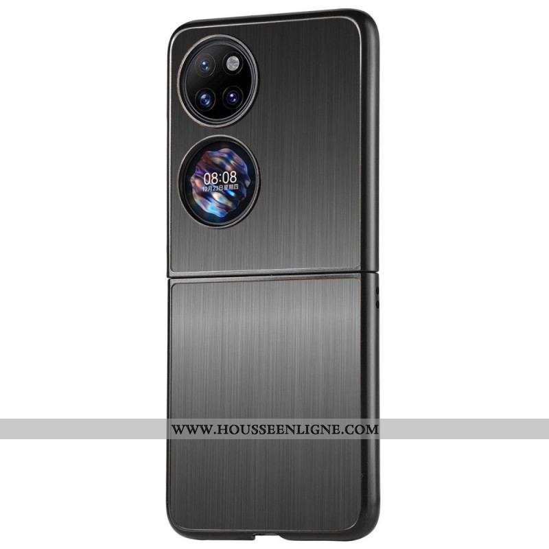 Coque Huawei P50 Pocket Effet Métal Brossé