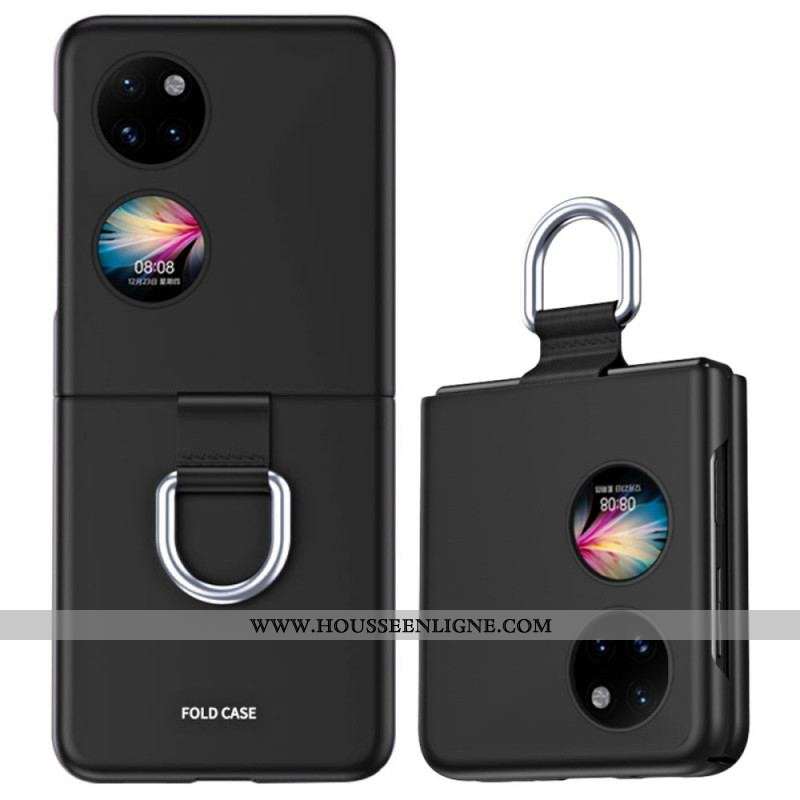 Coque Huawei P50 Pocket Skin-Touch avec Anneau