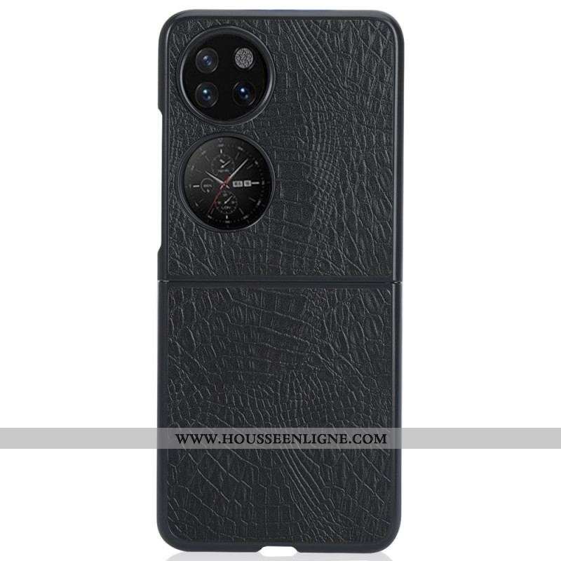 Coque Huawei P50 Pocket Texture Peau de Crocodile