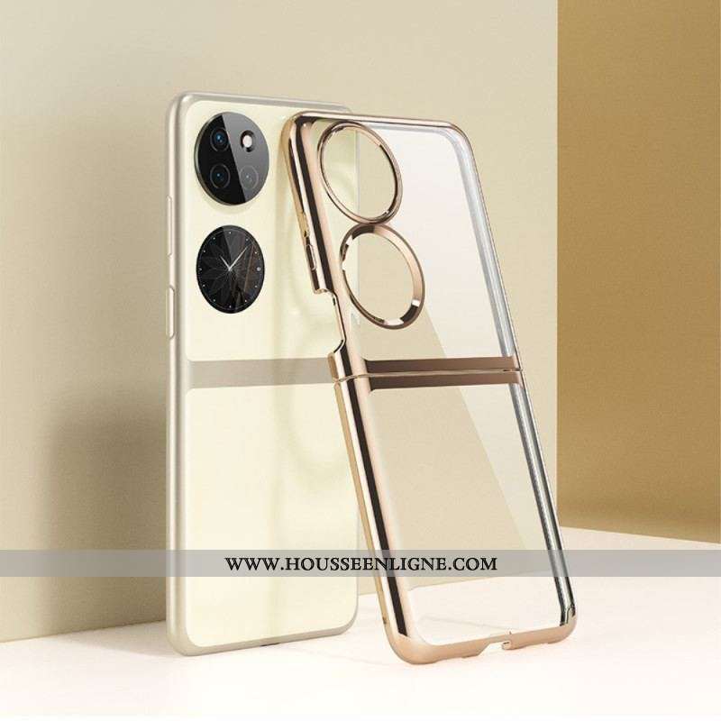 Coque Huawei P50 Pocket Transparente Colorée