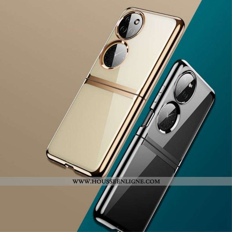 Coque Huawei P50 Pocket Transparente Colorée