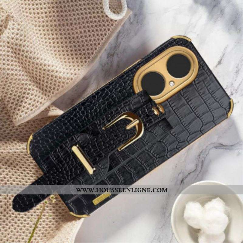 Coque Huawei P50 Pro Croco Bracelet