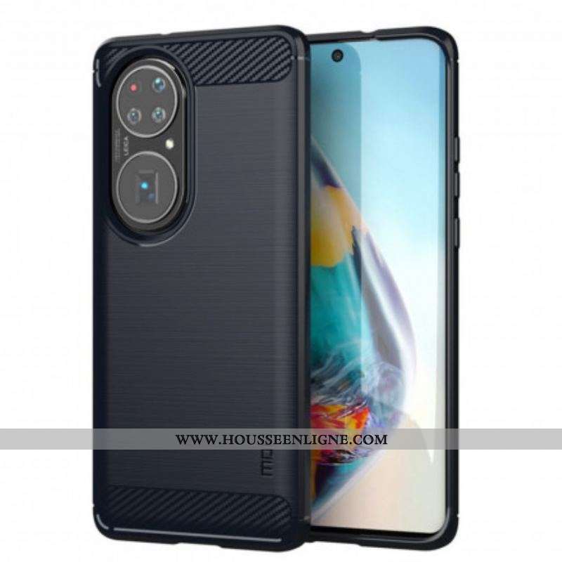 Coque Huawei P50 Pro Fibre Carbone Brossée MOFI