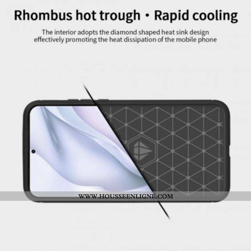 Coque Huawei P50 Pro Fibre Carbone Brossée MOFI