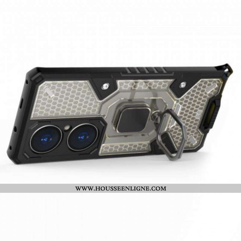 Coque Huawei P50 Pro Hybride Résistante Style Nid d'Abeille