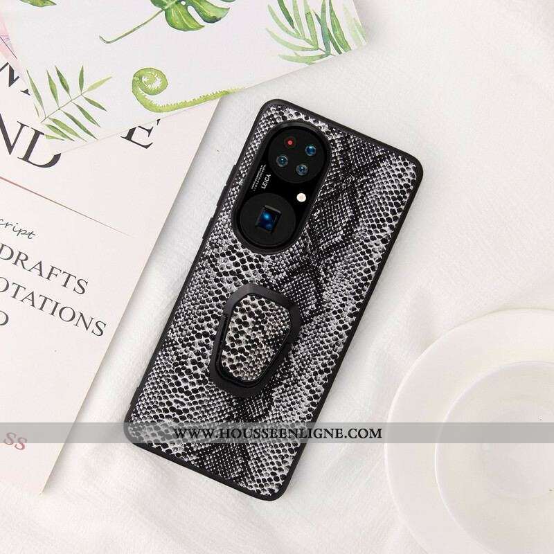 Coque Huawei P50 Pro Style Serpent Anneau-Support