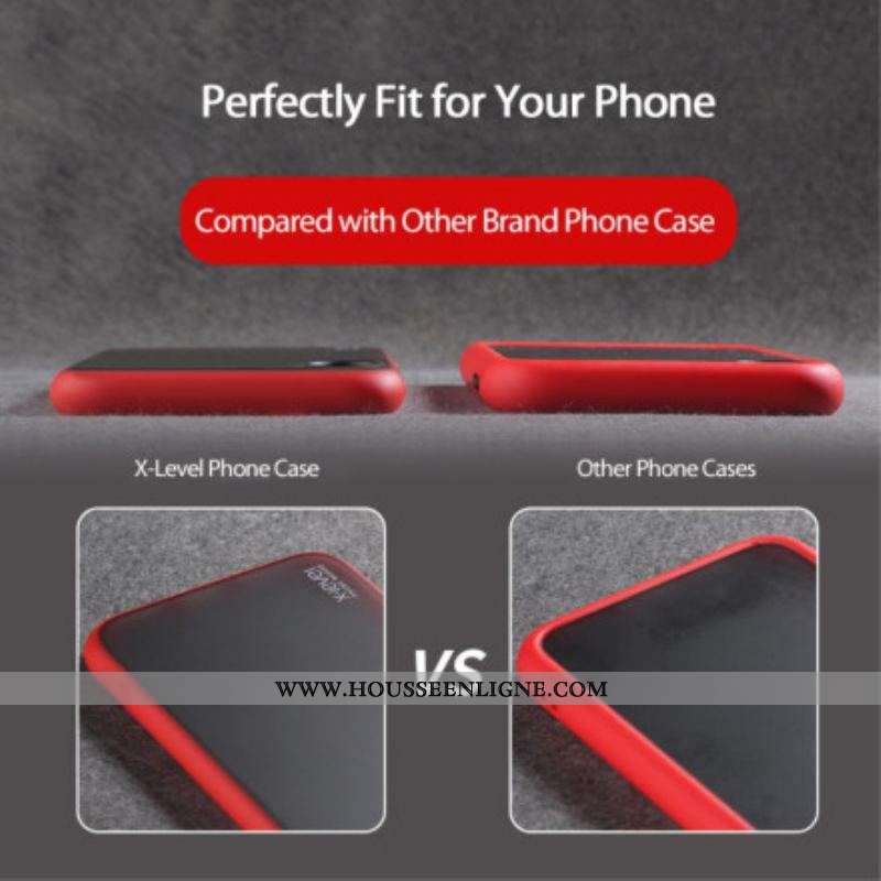 Coque Huawei P50 X-LEVEL Matte avec Lanière