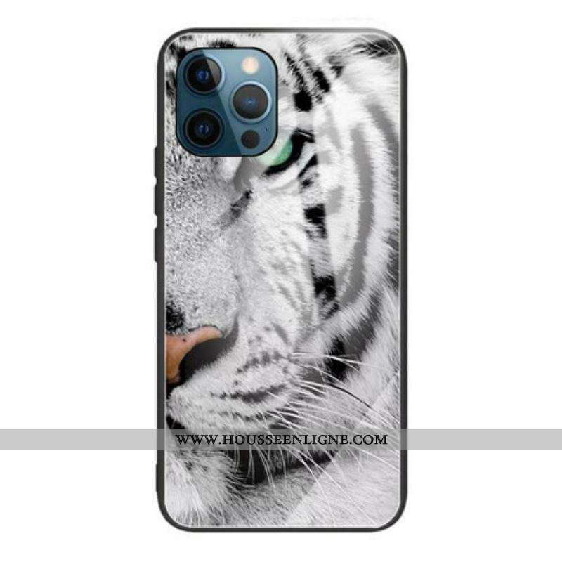 Coque IPhone 13 Pro Verre Trempé Tigre