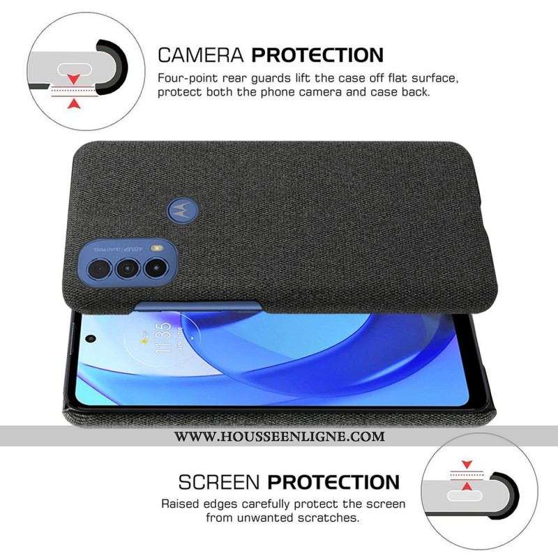 Coque Moto E40 / E30 / E20 KSQ Tissu