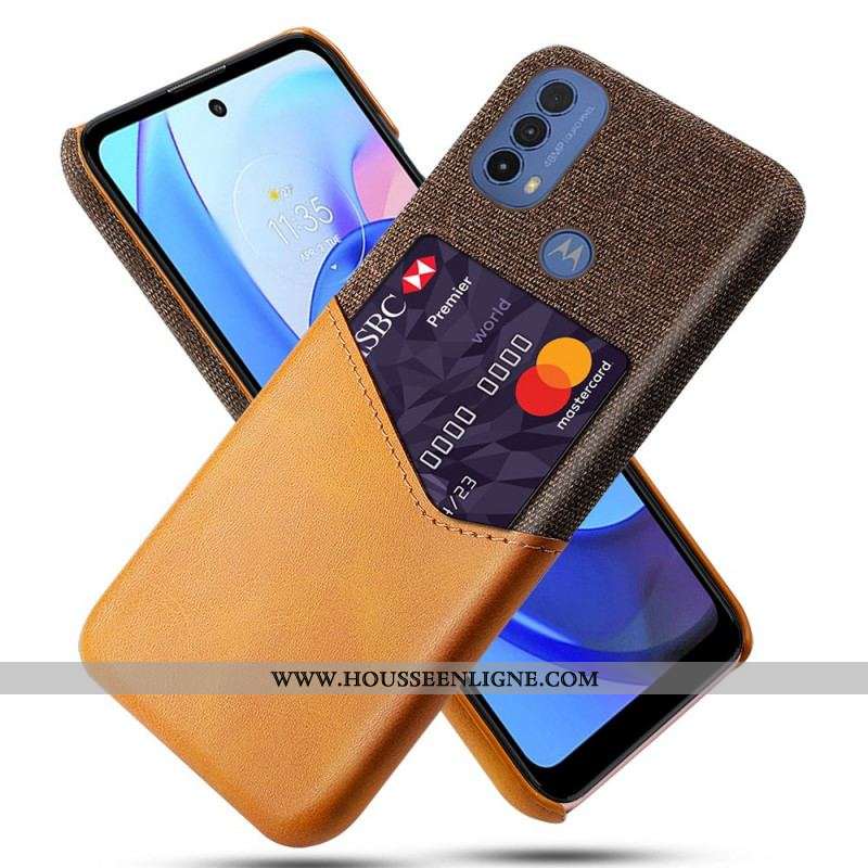 Coque Moto E40 / E30 /E20 Porte-Carte KSQ