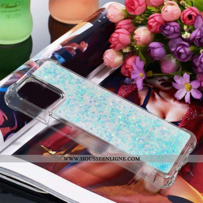 Coque Moto G100 Désires Paillettes
