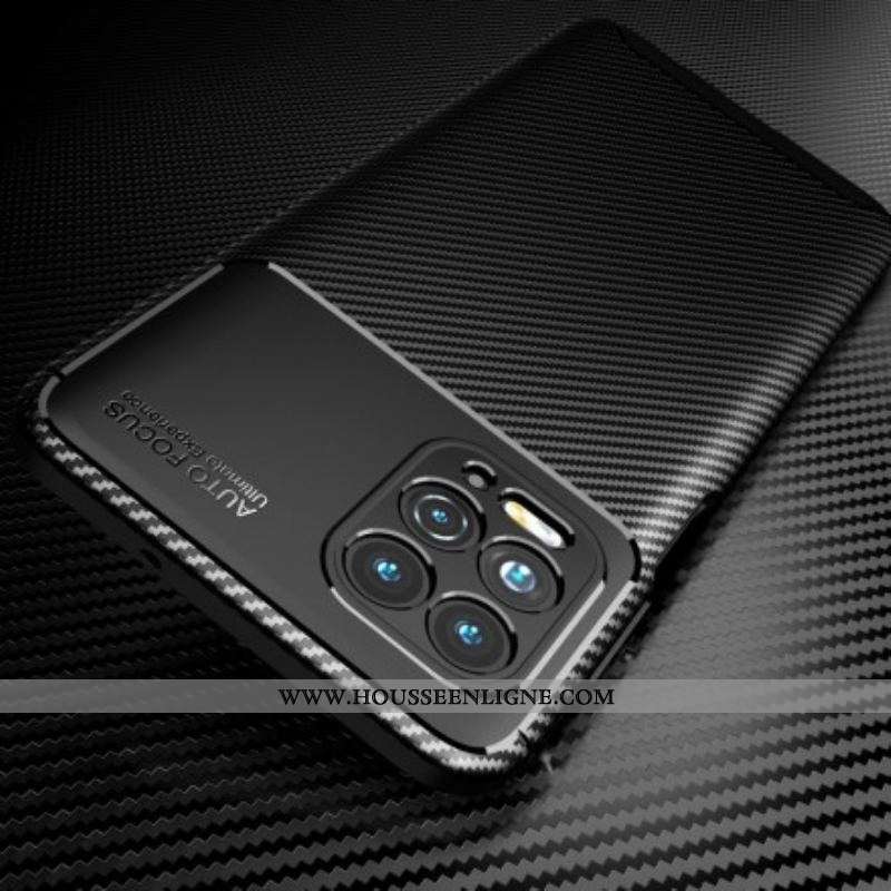 Coque Moto G100 Flexible Texture Fibre Carbone