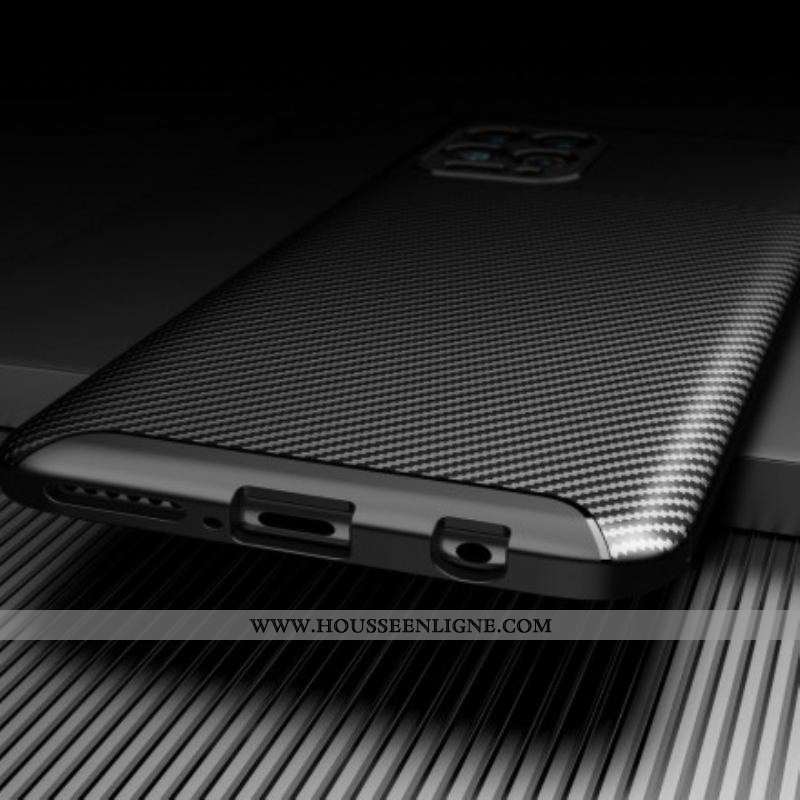 Coque Moto G100 Flexible Texture Fibre Carbone