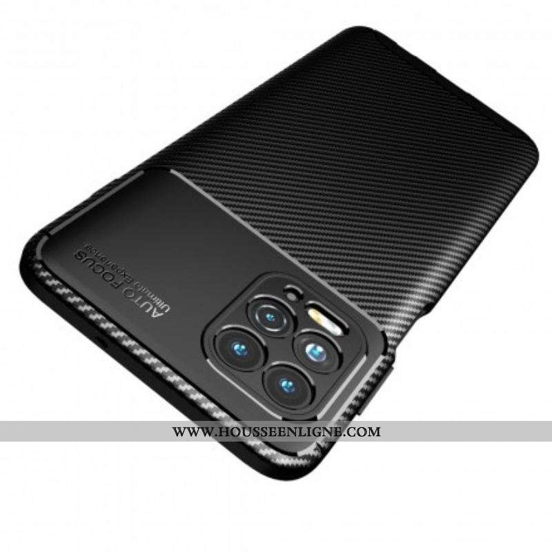 Coque Moto G100 Flexible Texture Fibre Carbone