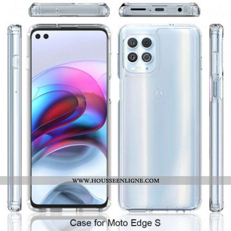 Coque Moto G100 Transparente Coins Renforcés