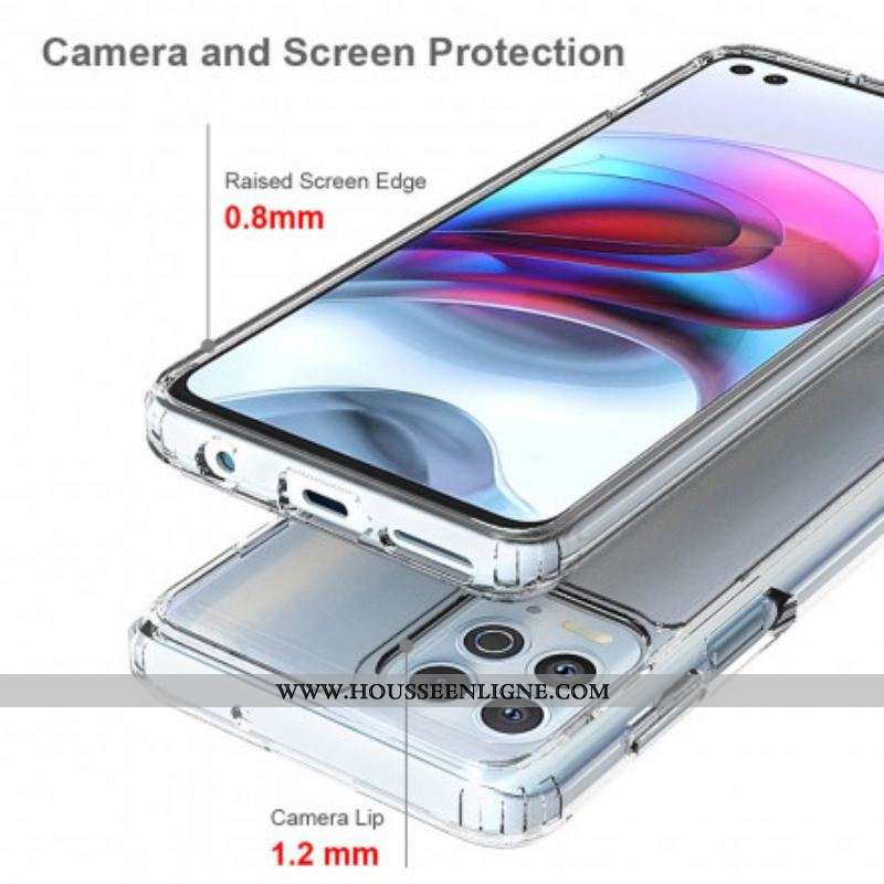 Coque Moto G100 Transparente Coins Renforcés