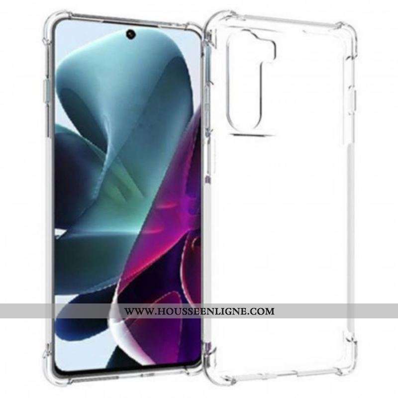 Coque Moto G200 G5 Transparente Coins Renforcés