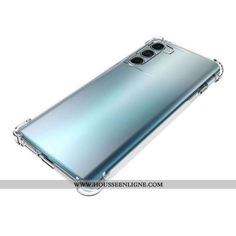 Coque Moto G200 G5 Transparente Coins Renforcés