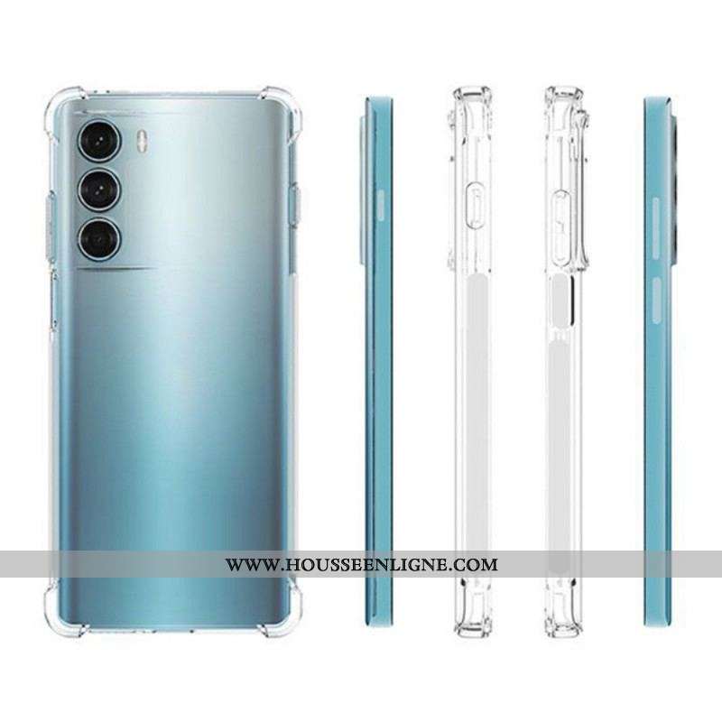 Coque Moto G200 G5 Transparente Coins Renforcés