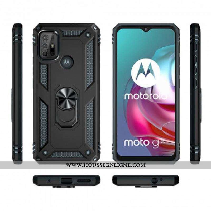 Coque Moto G30 / Moto G10 Anneau Premium