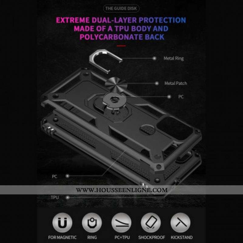 Coque Moto G30 / Moto G10 Anneau Premium