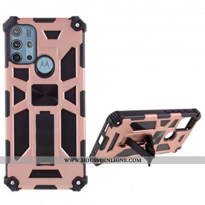 Coque Moto G30 / Moto G10 Bicolore Support Amovible