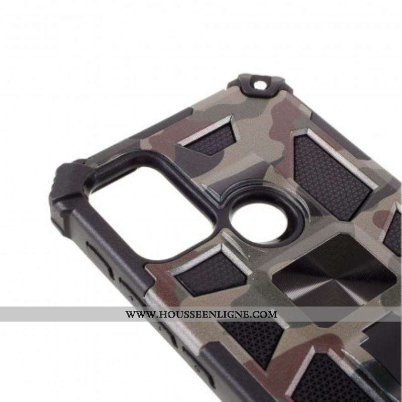 Coque Moto G30 / Moto G10 Camouflage Support Amovible