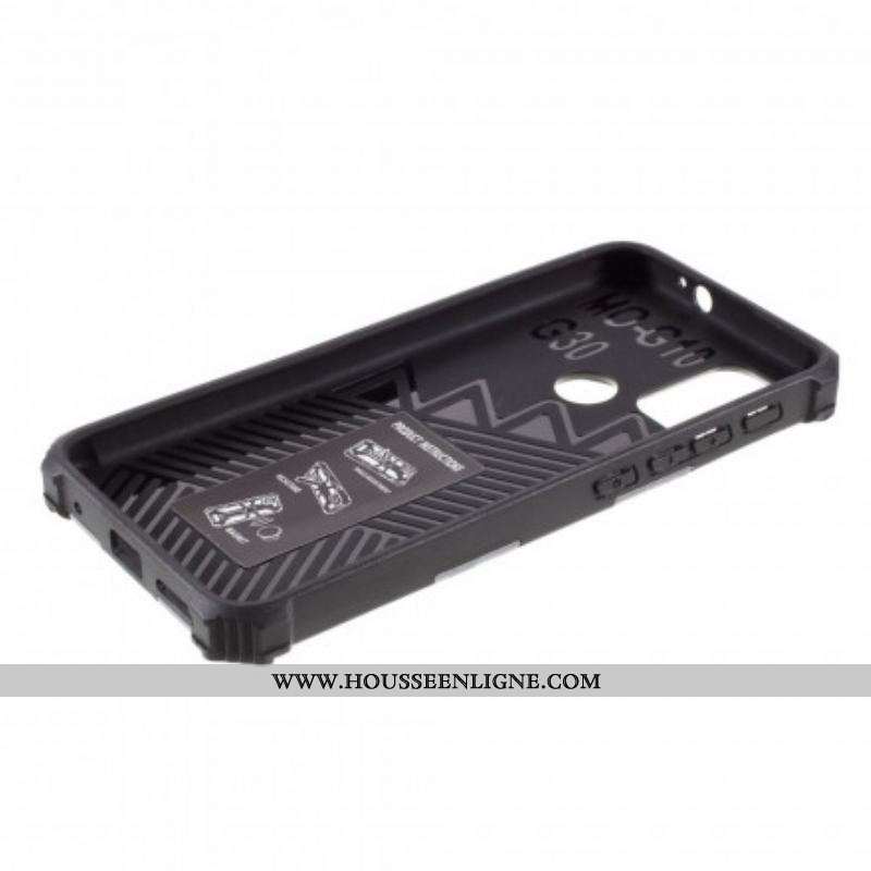 Coque Moto G30 / Moto G10 Camouflage Support Amovible