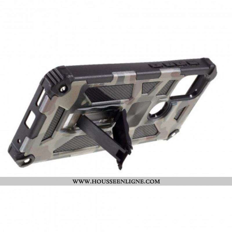 Coque Moto G30 / Moto G10 Camouflage Support Amovible