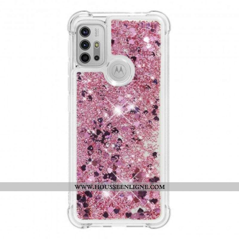 Coque Moto G30 / Moto G10 Désires Paillettes