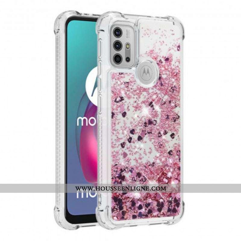 Coque Moto G30 / Moto G10 Désires Paillettes