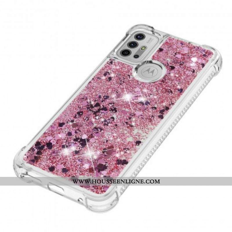 Coque Moto G30 / Moto G10 Désires Paillettes