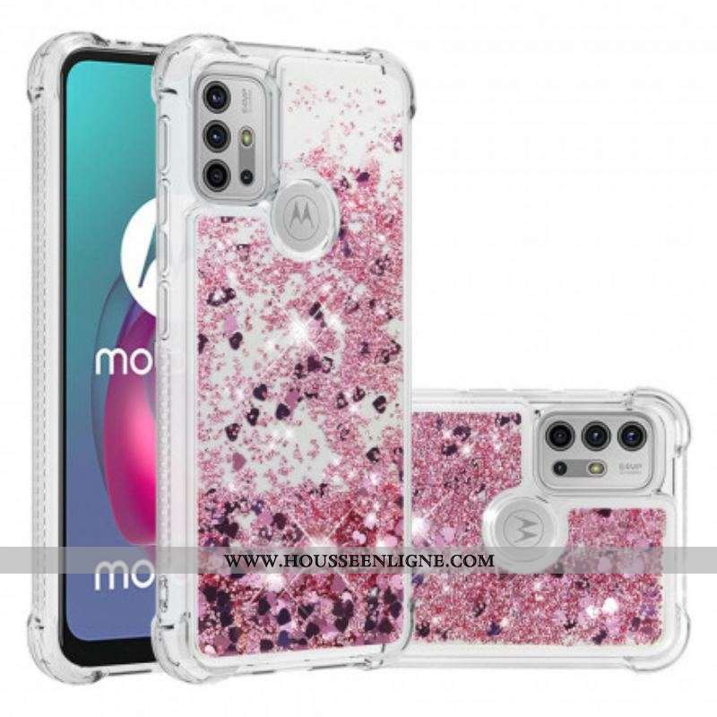 Coque Moto G30 / Moto G10 Désires Paillettes