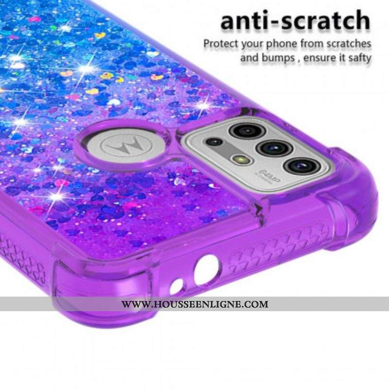Coque Moto G30 / Moto G10 Paillettes Colors